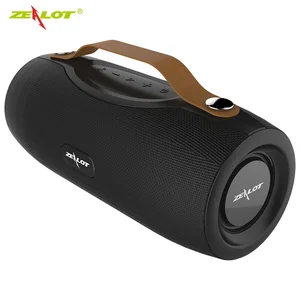 zealot s29 bluetooth speaker fm radio wireless portable speaker boombox power bankflashlightsupport twstfauxusb flash drive free global shipping