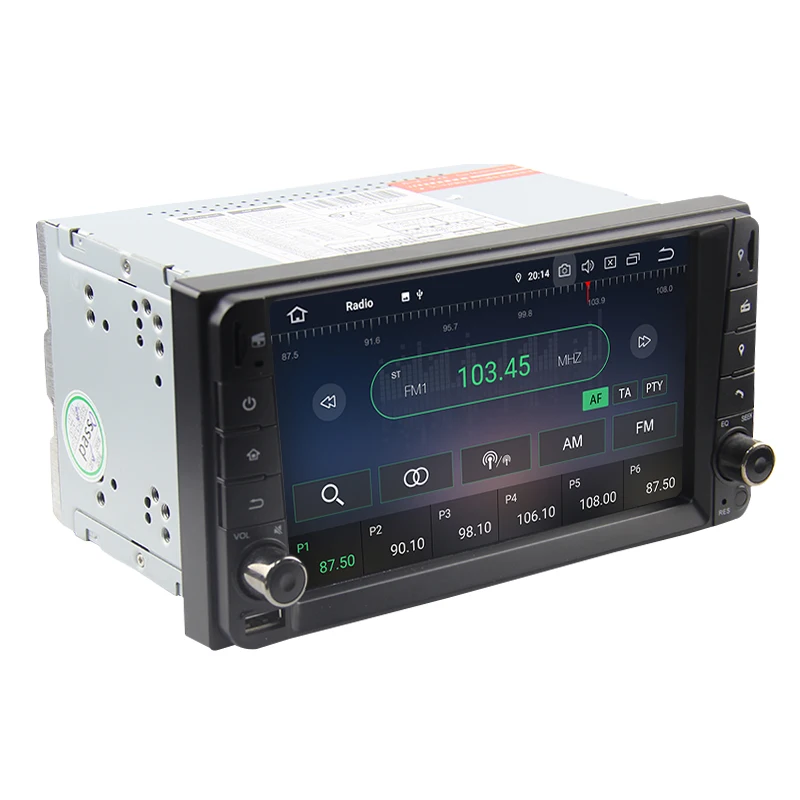 Автомагнитола 2DIN на Android 10 мультимедийный плеер 7 дюймов с GPS Bluetooth TPMS OBD USB/SD ОЗУ 4 Гб