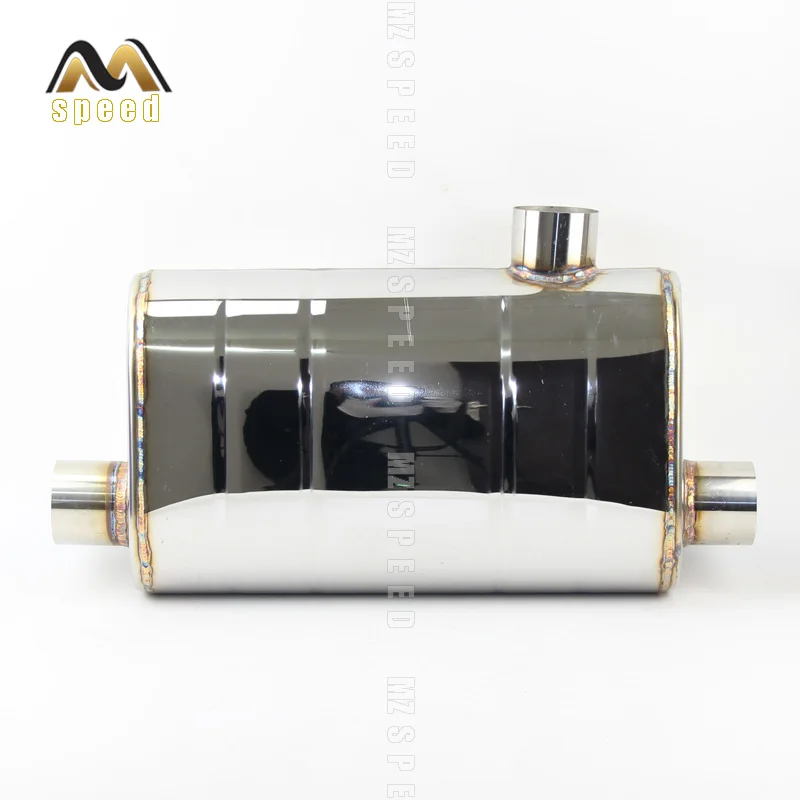 

Stainless steel automobile exhaust pipe 51mm 63mm 70mm 76mm Universal muffler modified mesh muffler low sound exhaust pipe