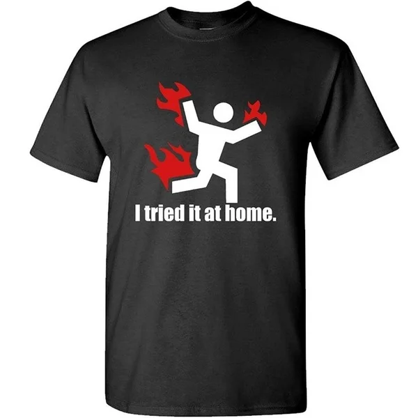 Я попробовал его в домашнем научном проекте забавная Мужская хлопковая