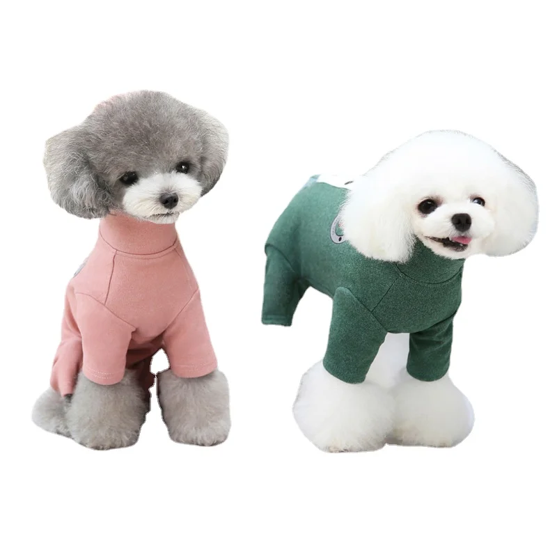 

Fashion dog clothes winter small medium-sized chihuahua teddy pug thick warm four-legged jumpsuit puppy clothes coat clothing