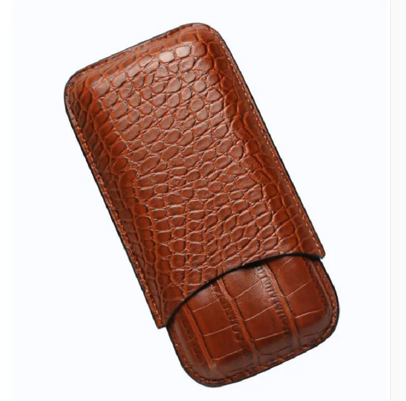 Классический Высококачественный портативный черный и коричневый тисненый