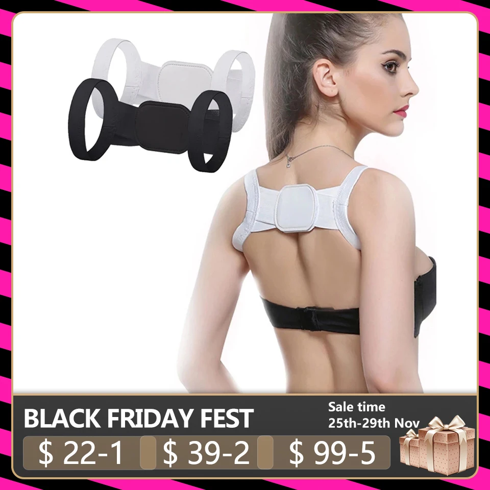 

Posture Corrector Back Support Shoulder Belt Rectify Straighten Correction Men Women Adult Children HealthCare Dropship