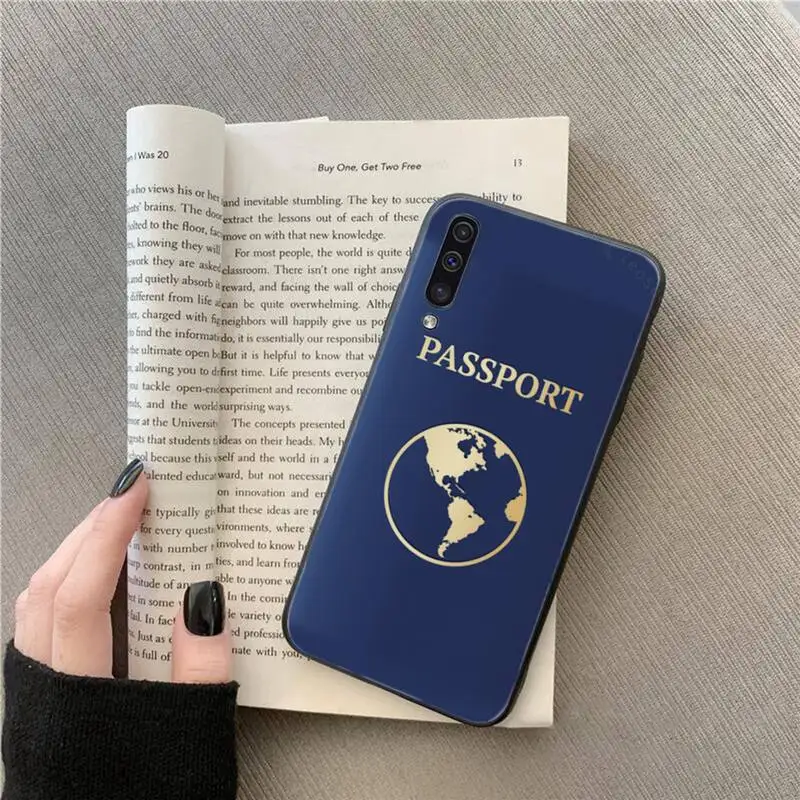 

Algerian Passport pattern Phone Case For Samsung galaxy A S note 10 7 8 9 20 30 31 40 50 51 70 71 21 s ultra plus