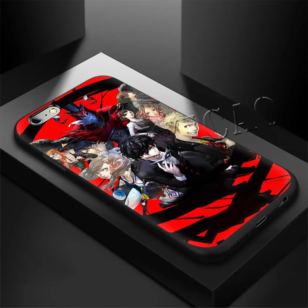 Персона 5 Джокер Мягкий силиконовый чехол для телефона iPhone 6 7 8 11 5S 6s Plus X XS XR Max Pro |