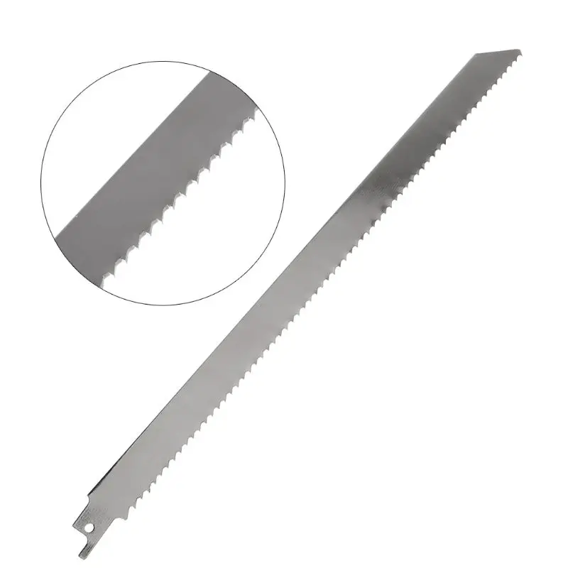 

Stainless Steel 300mm Reciprocating Power Saw Blade With Fine Tooth Effective For Cutting Wood Woodworking Tool Accessories