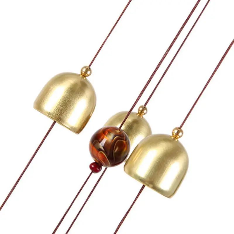 Трубчатые колокольчики Бронзовый двор садовые наружные ветряные талисманы