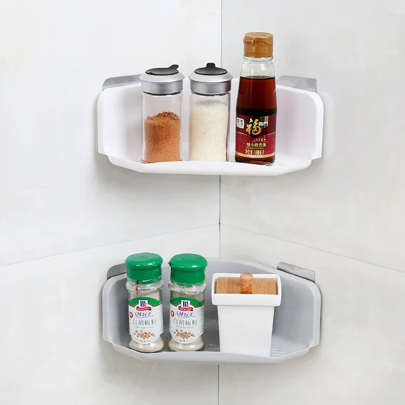 Угловая полка для душа настенный держатель без дрели органайзер хранения