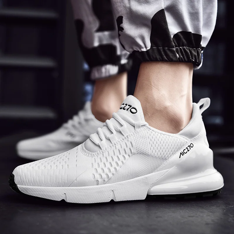 Мужские кроссовки для бега дышащие zapatillas hombre коллекция 270 года пара фитнеса