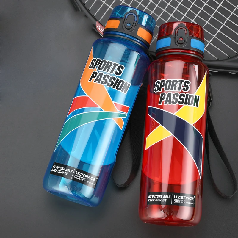 

Sports Water Bottle Eco Friendly BPA-Free Plastic For Running Gym Yoga Outdoors and Camping Fast Water Flow Flip Leak-proof