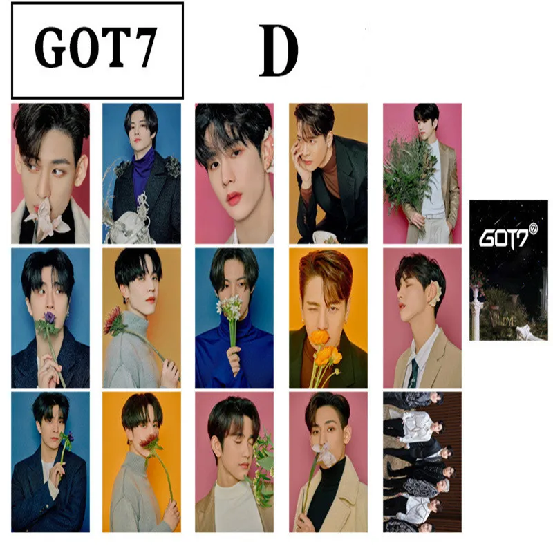 15Pcs/Set GOT7 Returns New Album DYE JB JinYoung Mark Jackson YoungJae BamBam YuGyeom LOMO Card Postcard Collection Concert Gift |