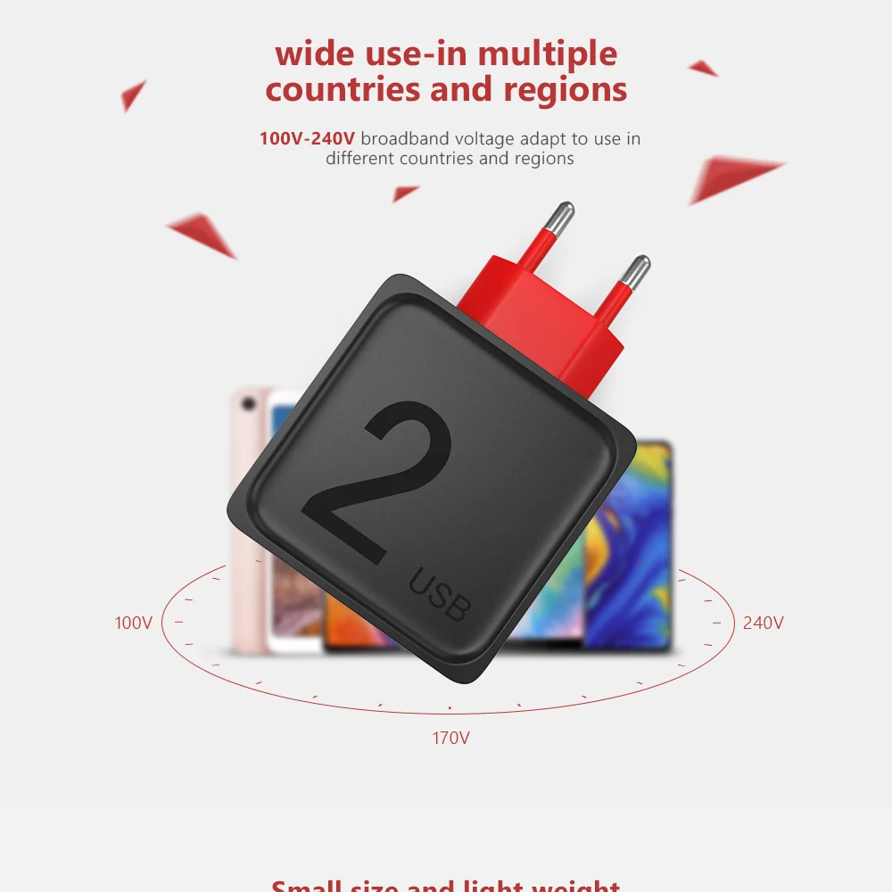 CBAOOO Европейская USB зарядка для iphone зарядное устройство двойной USB 5 В 2.4A Быстрая зарядка настенное зарядное устройство для iphone samsung Xiaomi Max Charge