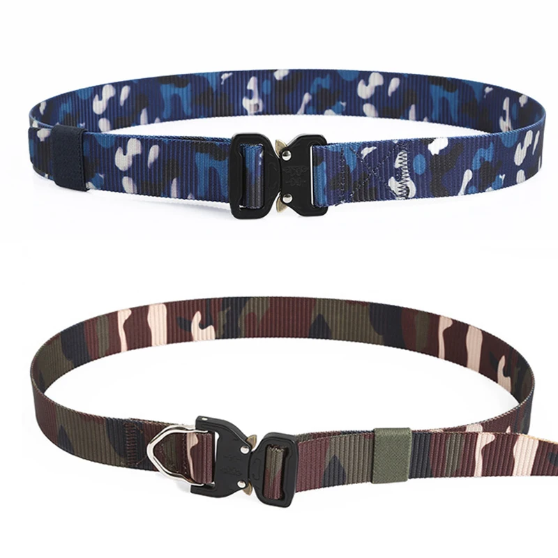 

ZLD Military Tactical Nylon Belt Metal Buckle Adjustable Army Outdoor Quick Release Hunting Training Nylon Outdoor training belt