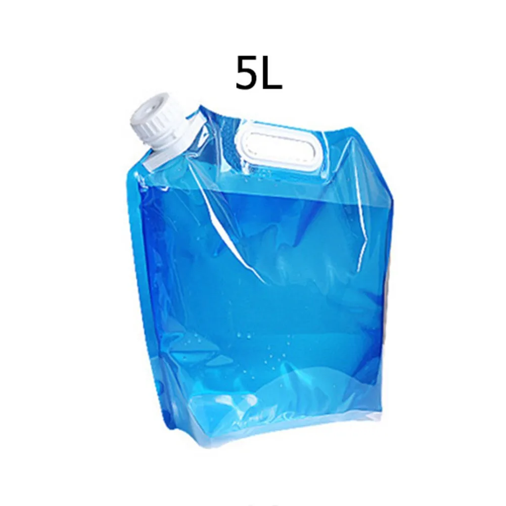 

5L/10L Drinking Water Bag Bag Container Camping Collapsible Foldable PVC