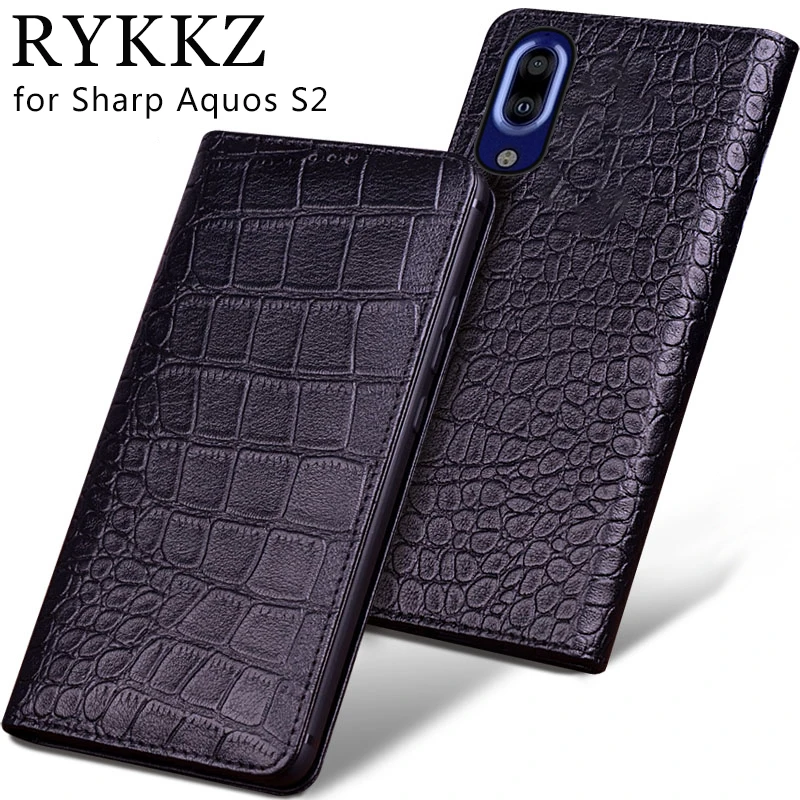 

Luxury Genuine Cow Leather Flip Case For Sharp Aquos S2 S3 Mini Flip Cover Handmake Leather Protective Case