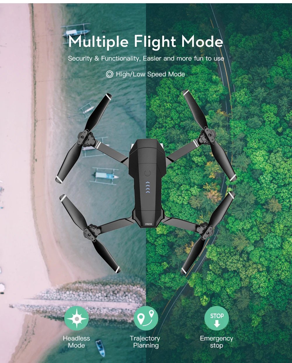 Дрон Радиоуправляемый SG901 SG907 с GPS HD камерой 4K/1080P Wi Fi FPV|Радиоуправляемые