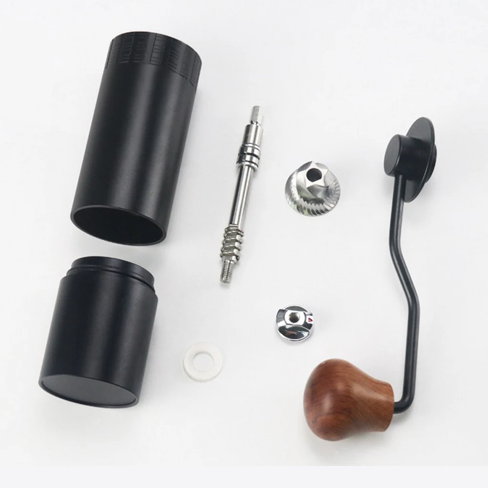 Economici Macinacaffè Manuale In Alluminio Macinacaffè In Acciaio Inossidabile Di Alta Qualità Mini Macinacaffè Portatile Per Uso Domestico