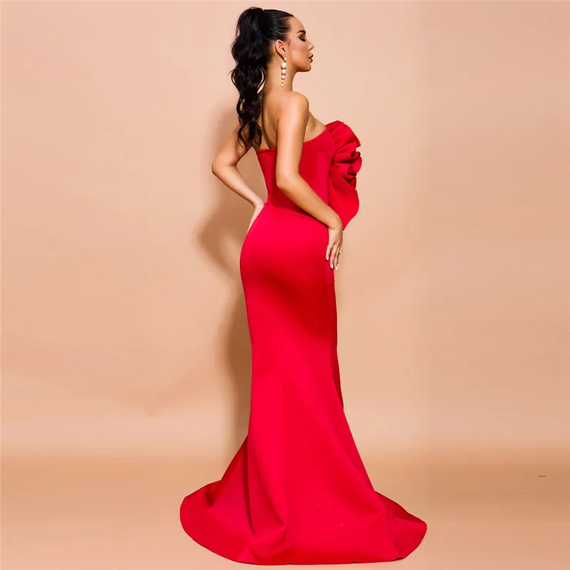 

Plus Size Women Summer Dresses 2020 Trumpet Bodycon Elegant Vintage Party Night Maxi Dress