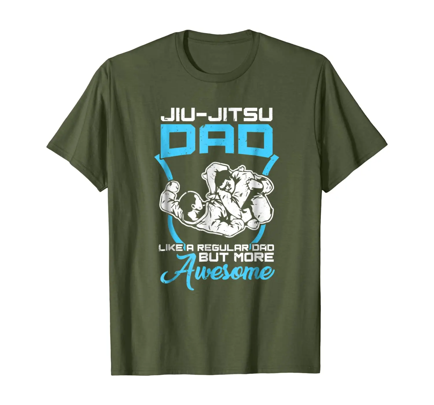 

Jiu-Jitsu Dad Athletic Rolling T-Shirt