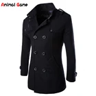 Зимнее пальто, корейская мода, осеньзима, шерстяные повседневные пальто для женщин, мужские куртки больших размеров, 2021 Мужская одежда для мужчин