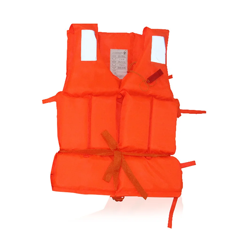 

Adult Orange Life Jacket Vest Outdoor Swimming Sailing Drifting Surfing Boating Water Sports Safety Vest Survival Accessory