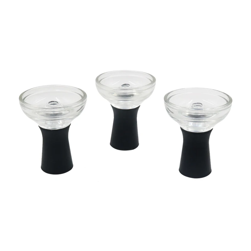 

1PC Glass & Silicone Tobacco Bowl for Shisha Hookah Sheesha Chicha Narguile Hookah Accessories