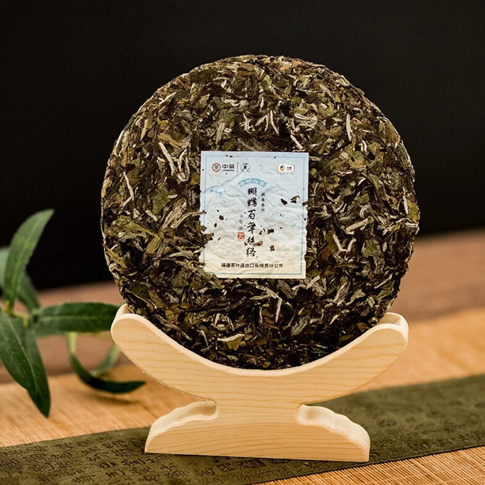 2019 Zhongcha белый китайский чай торт 5920 Bai Mu Dan Китайский шелковый путь 357 г|Заварники| |