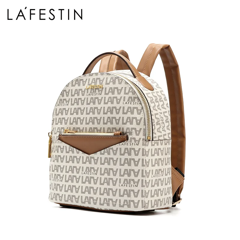 LAFESTIN Брендовая женская сумка 2019 осень новый модный рюкзак красивая двойная через