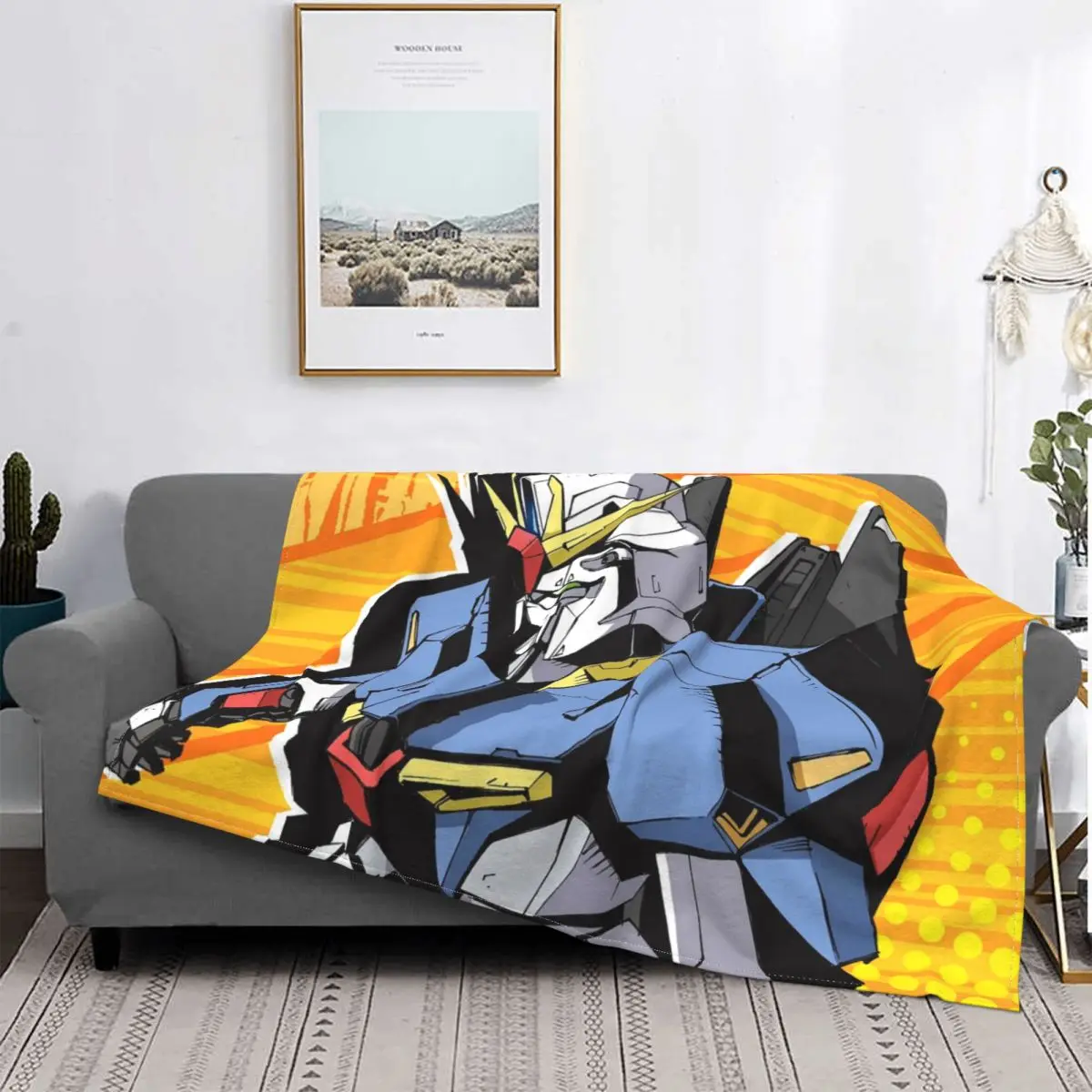 

Одеяла из аниме-Gundam, флисовые декоративные ультрамягкие одеяла для постельного белья, мягкое тонкое одеяло для спальни
