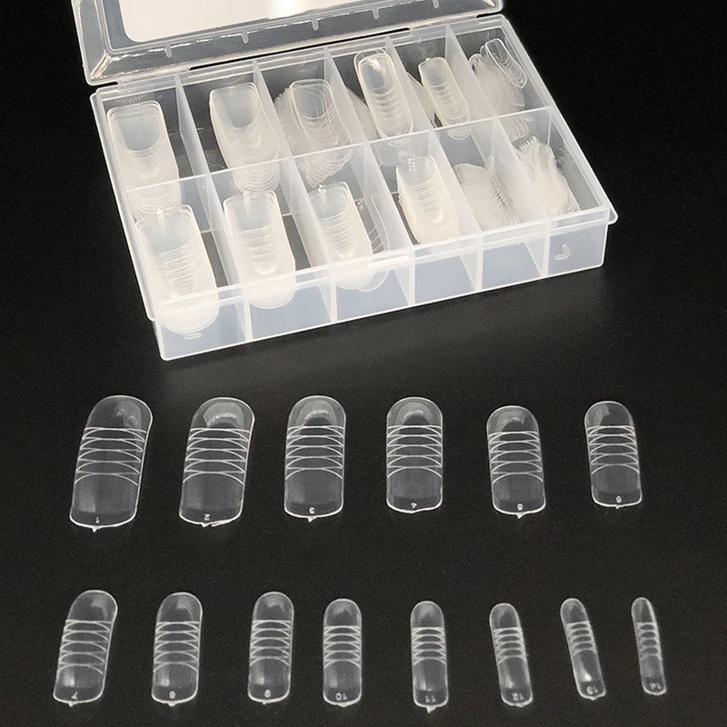 

Форма для быстрого наращивания ногтей, трафарет, двойная форма для наращивания ногтей, уф-гель для наращивания ногтей, 140 шт./кор. Easy DIY