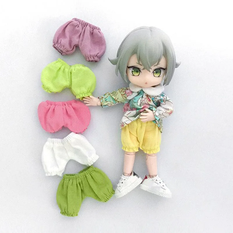 

Ob11 Solid Fashion Shorts For GSC MOLLY BJD Summer Style Shorts White Pink Green Yellow Color Doll Clothes