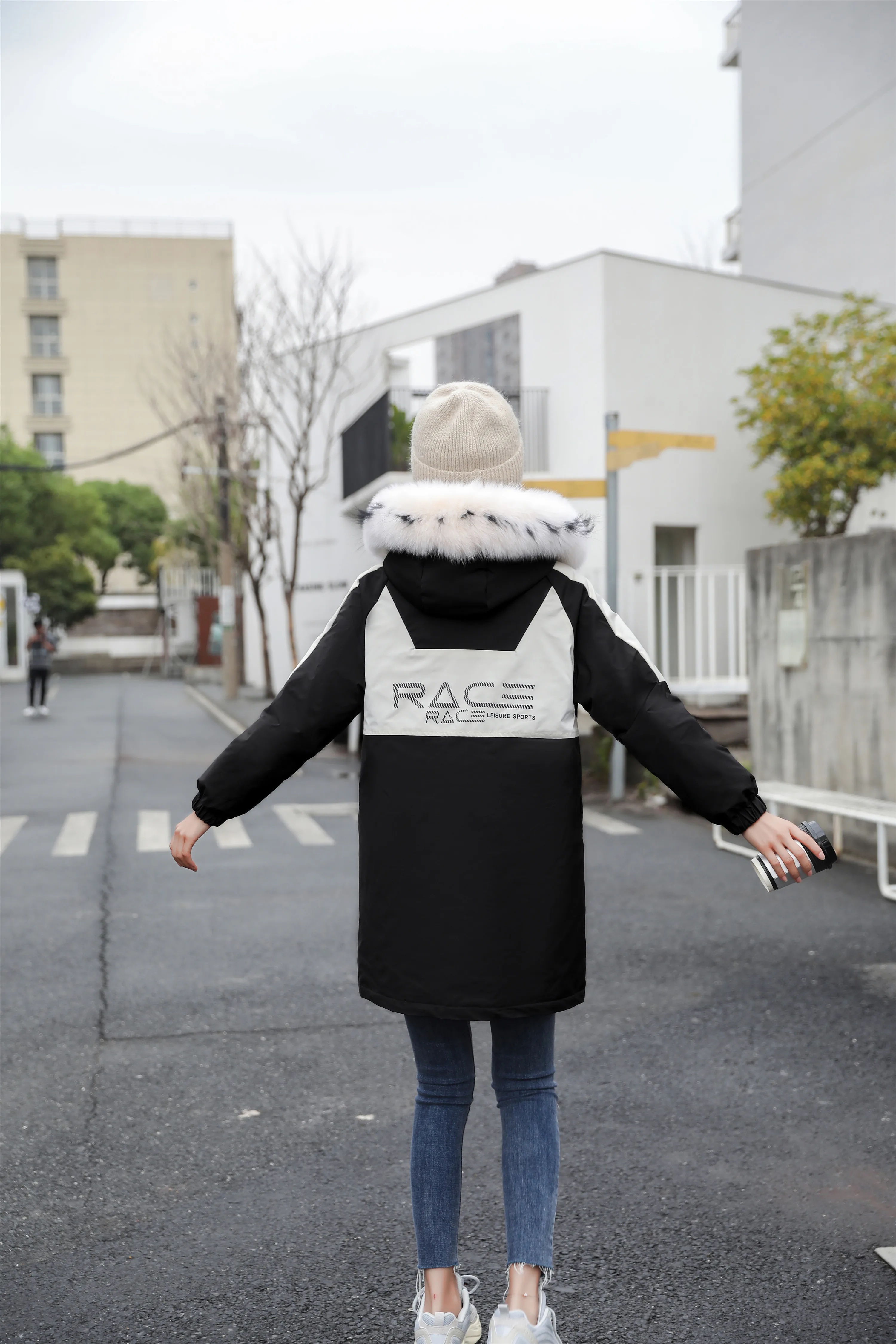 Loose Korean Winter Down Coat Women Puffer Long Female Warm Autumn Hooded Jacket For Girl Parka Feminina Coats Duck Outerwear