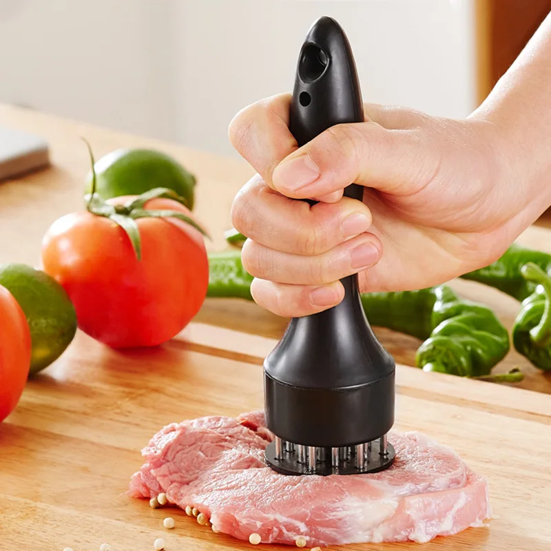 Kitchen Stainless Steel Gadget Meat Tenderizer Needle Hammer Beef Steak Pork Loose Tool Cooking Accessories | Дом и сад