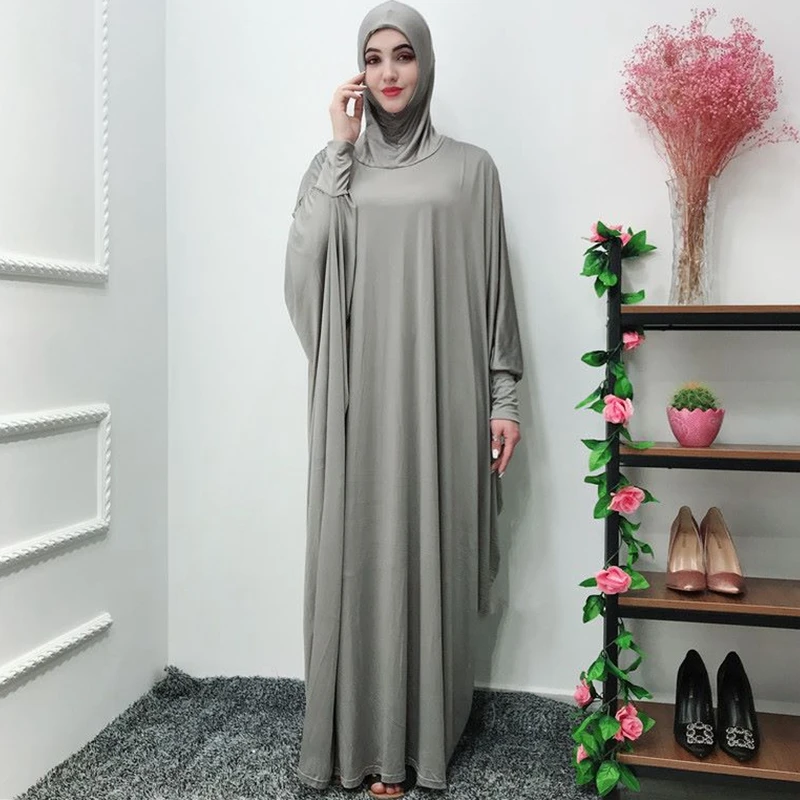 1 шт., мусульманское женское платье, длинное платье, абайя, Дубай, молитвенная одежда, Турция, Djellaba Femme