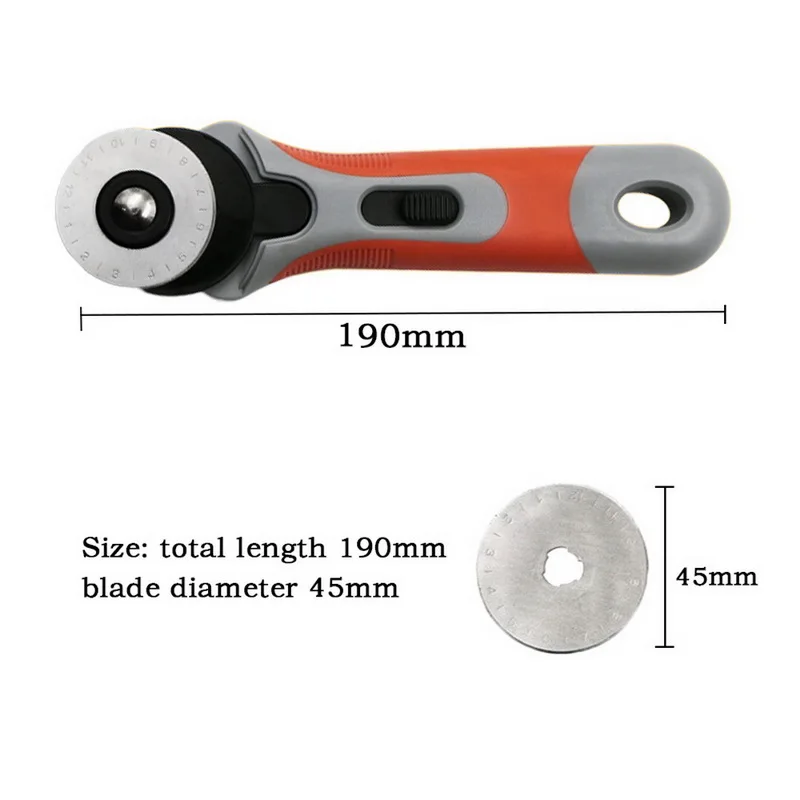 

45mm Spare Blades Fit Olfa Dafa Fiskars Rotary Cutter Fabric Paper Circular Cutting Patchwork Craft Leather