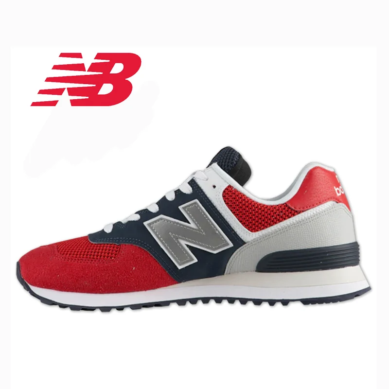 Оригинальные нейтральные кроссовки NEW BALANCE в стиле ретро красные мужские и