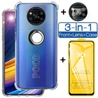 Чехол-держатель с кольцом на ксиоми поко X3 X4 про противоударный чехол Xiaomi Poco X3 Pro Case Poco x3 NFC чехлы Poco x3pro защитное стекло мягкий силиконовый чехол на поко X3 нфс чехол поко X4 про