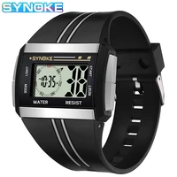 mens digital watches luxury brand square led electronic clock male waterproof sport watch men military wristwatch reloj hombre