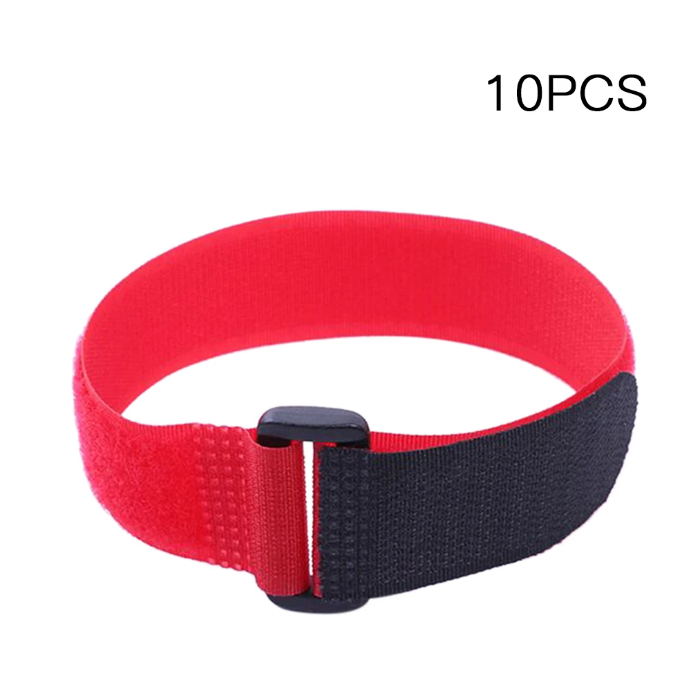 10 шт многоразовые нейлоновые поясной упор для удочки держатель ремень застежка