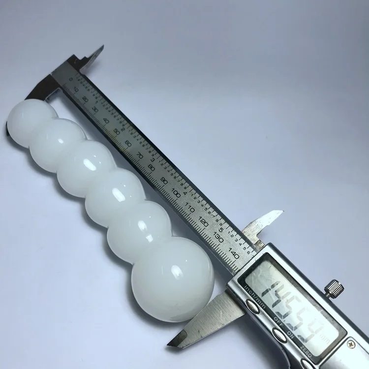 6 бусин шарики анальный фаллоимитатор из пирекса Анальная пробка искусственный