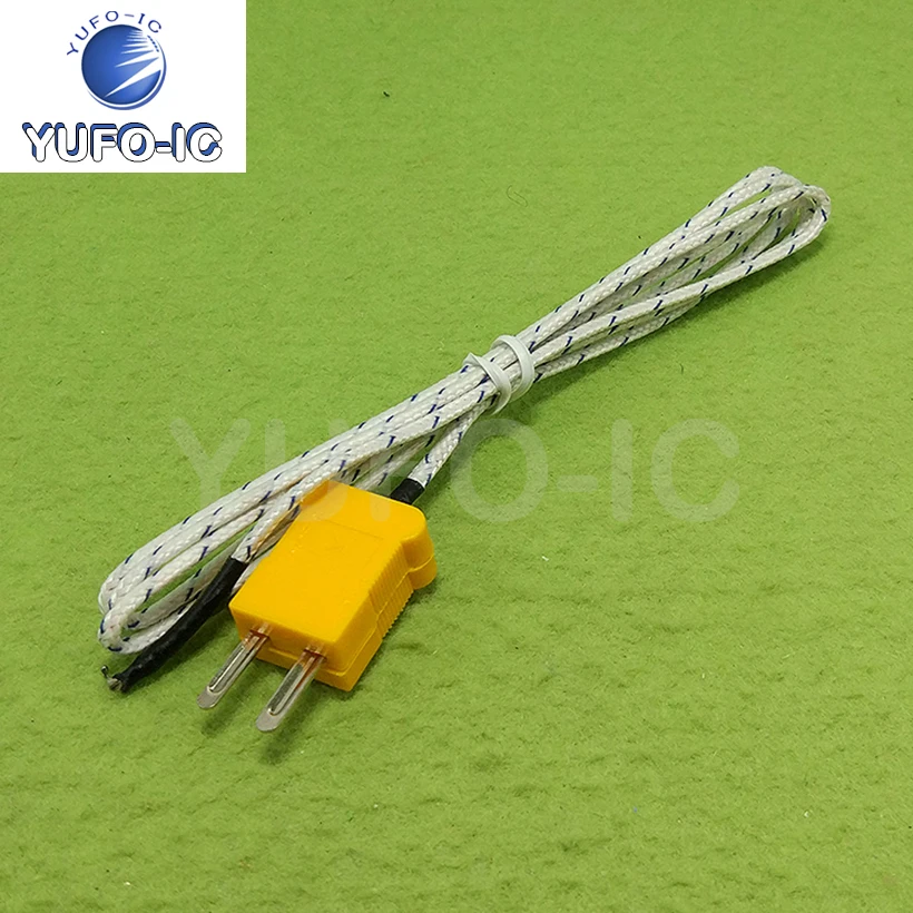 Термопара K-типа/датчик температуры TP-01 стекловолоконная линия 1 м бесплатная