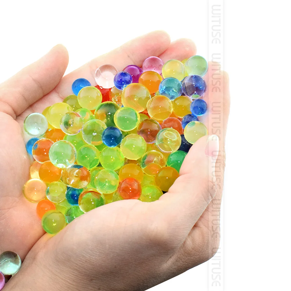 10000pcs/lot Crystal Soil Mud Hydrogel Gel Kids Children Toy Water Beads Growing Up Balls Wedding Home Plant Decor Potted | Дом и сад