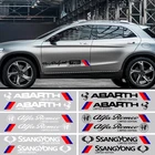 2 шт., наклейки на боковые двери автомобиля Ford Focus 2 3 1 Fiesta MK1 MK2 MK3 MK7 Fusion Ranger