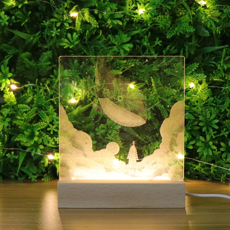 Zhongshan Горячая продажа 3D детский ночник акриловый лист для подарка|Ночники| |