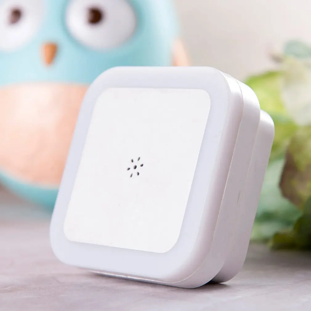 Ночник с датчиком управления мини US Plug Новинка квадратная лампа для спальни