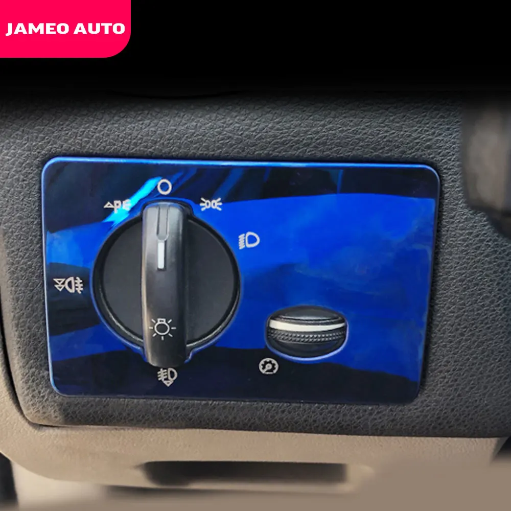 Автомобильная регулировочная ручка для фар Jameo накладка на панель наклейка Ford Focus