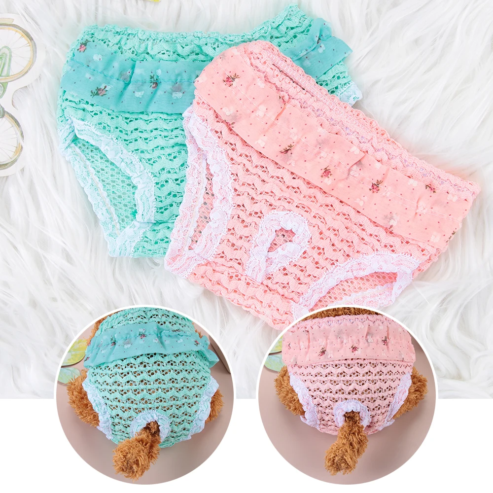 1 шт. симпатичная эластичная дышащая шифоновая одежда физиологические штаны для