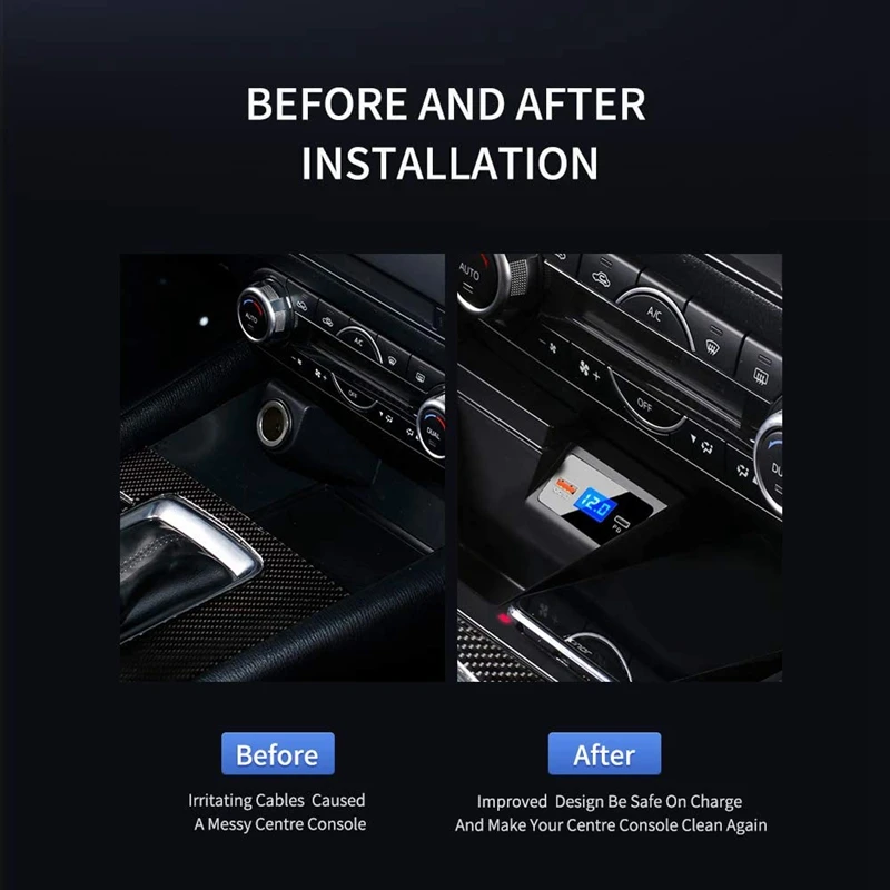 

Mazda CX-5 CX5 2017-2021 QC3.0, USB-, 36