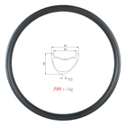 390 г Супер светильник 29er MTB XC AM 36 мм ассиметричный бескамерный карбоновый обод 28 мм Глубокий 30 мм внутренний 24H 28H 32H диск горный велосипед колесо