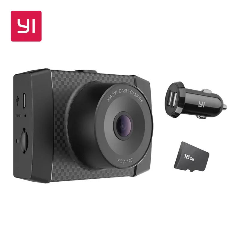 Автомобильный видеорегистратор YI Ultra Dash Camera | Разрешение 2.7K | Технология обработки Nano | Широкий угол обзора 140°